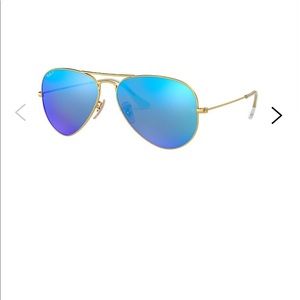 Blue Polarized Rayban Aviators